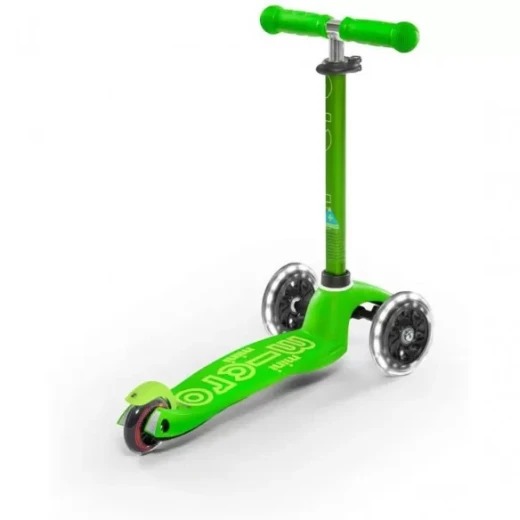 Micro Mini Deluxe Led Scooter, Green Color - Micro - Image 2