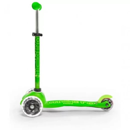 Micro Mini Deluxe Led Scooter, Green Color - Micro - Image 3