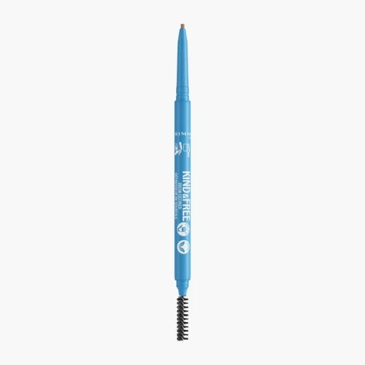 Rimmel London Kind & Free Brow Definer 003 Warm Brown Vegan Eyebrow Pencil with Brush for Defined Brows Rimmel London Kind & Free Brow Definer 003 Warm Brown Vegan Eyebrow Pencil with Brush for Defined Brows