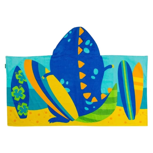 Stephen Joseph Hooded Bath Towel For Baby, Dinosaur Design - Stephen Joseph - Image 3