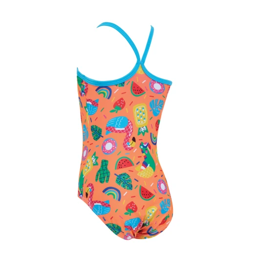 Zoggs Pool Party Tex Back Girls Swimsuit - Zoggs - Image 3