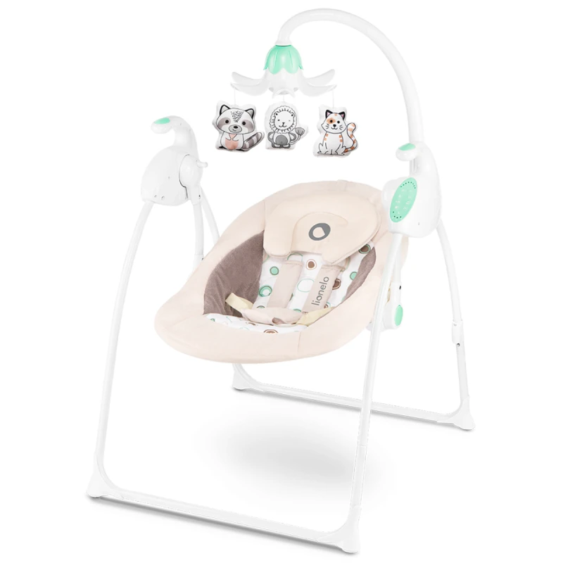 Lionelo Robin Beige – bouncer – rocker - LIONELO