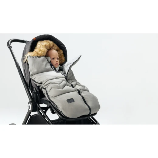 Lionelo Frode Grey Dove – footmuff for a stroller - LIONELO - Image 2