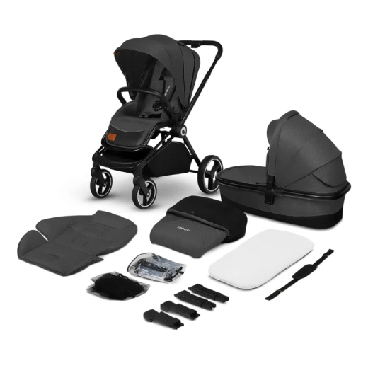 Lionelo Mika 2 in 1 Grey Graphite – multi-function pram 2 in 1 - LIONELO - Image 4