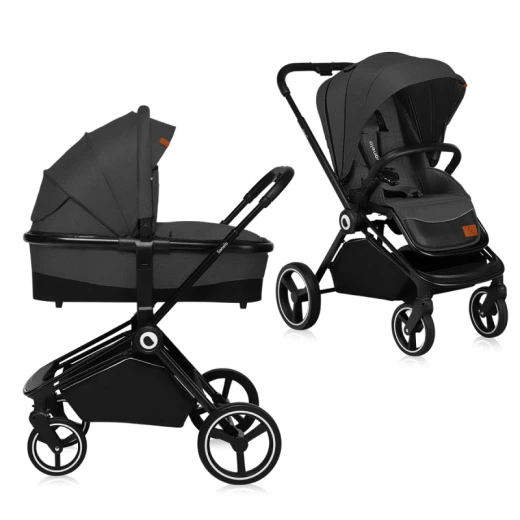 Lionelo Mika 2 in 1 Grey Graphite – multi-function pram 2 in 1 - LIONELO - Image 2