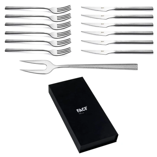 Face Hera Steak Set, Carton Box, 13 Pieces Face Hera Steak Set, Carton Box, 13 Pieces