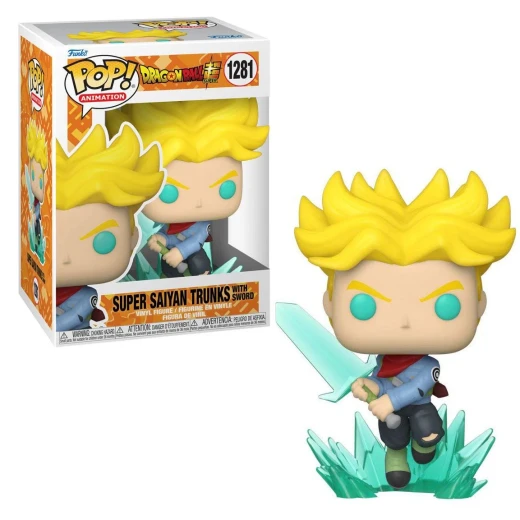 Funko Pop! Animation: Dragon Ball Super - Super Saiyan Trunks with Sword Funko Pop! Animation: Dragon Ball Super - Super Saiyan Trunks with Sword