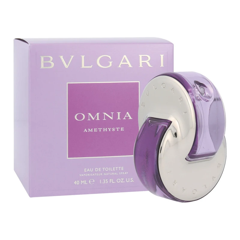 BVLGARI Omnia Amethyste Eau De Toilette Spray 40ml Floral Fragrance for Women - Bvlgari