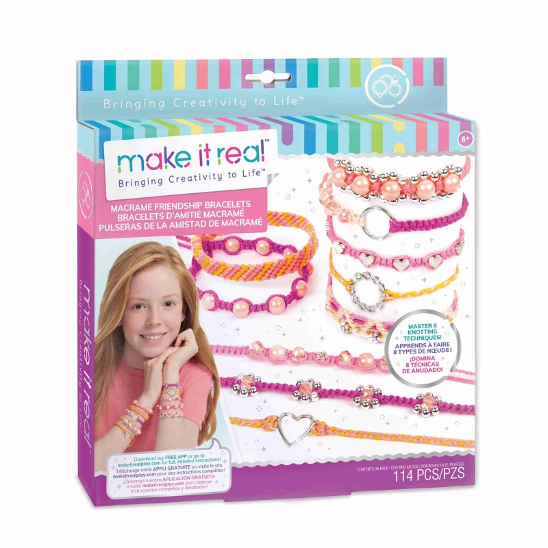 Make It Real Macrame Diy Set, Friendship Bracelets - Make it real