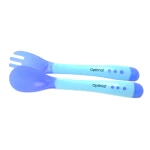 Optimal Soft Grip Handle Spoon &Fork, Assorted - Optimal