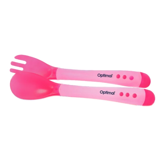 Optimal Soft Grip Handle Spoon &Fork, Assorted - Optimal - Image 2