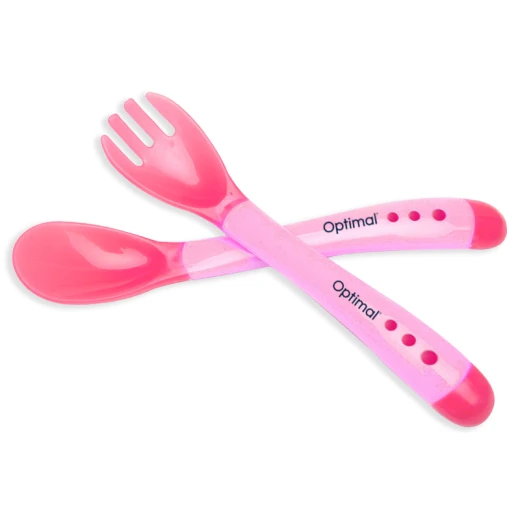 Optimal Soft Grip Handle Spoon &Fork, Assorted - Optimal - Image 4