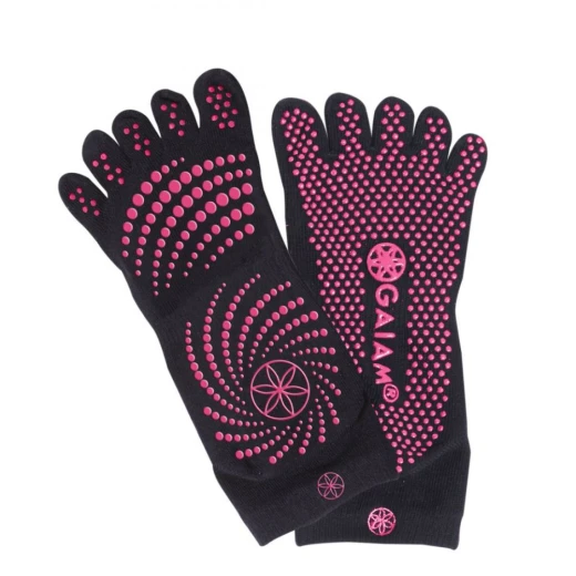 Gaiam Yoga Socks Pink Color Gaiam Yoga Socks Pink Color