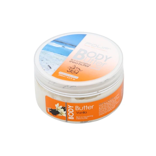 Fouf Body Butter 200ml, 6 Types Vanilla Fouf Body Butter 200ml, 6 Types Vanilla