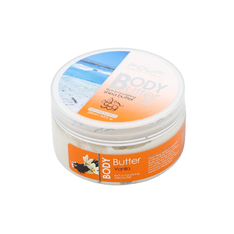 Fouf Body Butter 200ml, 6 Types Vanilla - Fouf