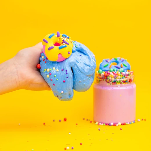 MamaSima Blue Tasty Doughnut Themed Slime - Mamasima - Image 5