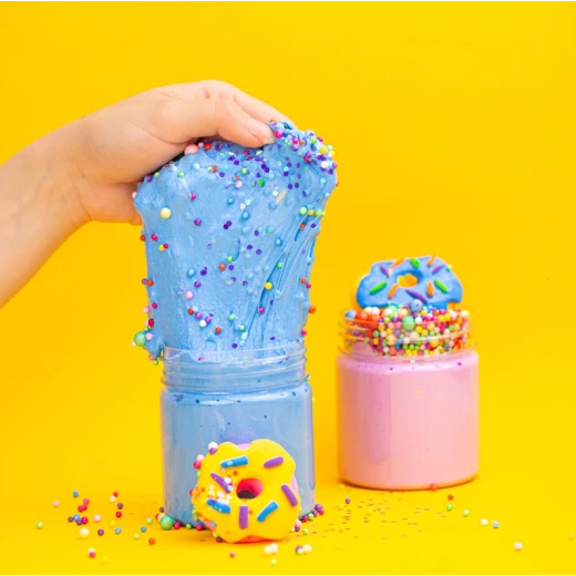 MamaSima Blue Tasty Doughnut Themed Slime - Mamasima - Image 4