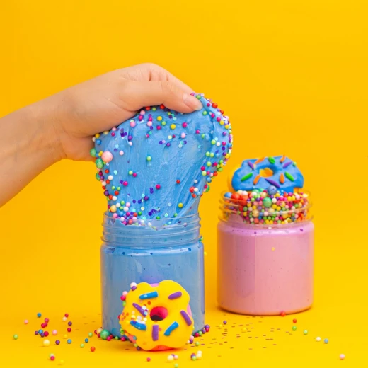 MamaSima Blue Tasty Doughnut Themed Slime - Mamasima - Image 3