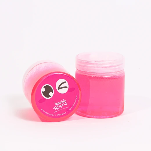 MamaSima Clear Slime, Pink Color, 1 Piece MamaSima Clear Slime, Pink Color, 1 Piece