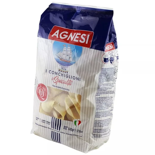 Agnesi Conchiglioni Pasta With Shells, 500g Agnesi Conchiglioni Pasta With Shells, 500g
