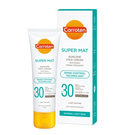 Carroten Super Mat Suncare Face Cream, 50ml, SPF30 Carroten Super Mat Suncare Face Cream, 50ml, SPF30