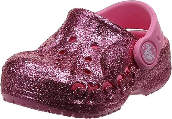 Crocs Baya Glitter Clog K, Pink Color, Size 33 - Crocs