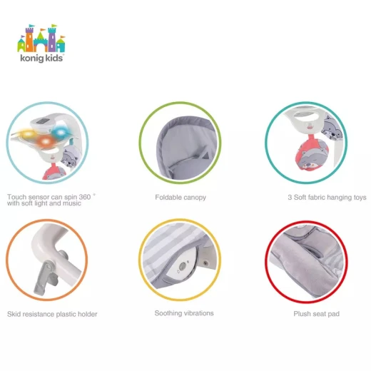Konig Newborn-To-Toddler Rocker - Konig - Image 7
