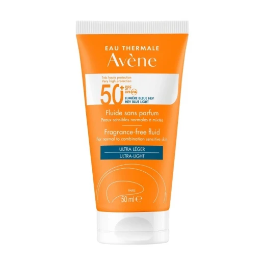 Avene Fluid Sunscreen SPF 50+, 50 ML Avene Fluid Sunscreen SPF 50+, 50 ML