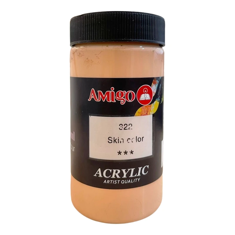 Amigo Acrylic Color, 322 Skin Color, 300 Ml - Amigo