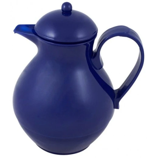 Helios Nostalgie Jug With Tea Strainer, 1 L, Dark Blue - Helios - Image 3