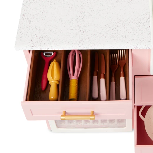 Our Generation Electronic Kitchen Island Set For 46 Cm Dolls - Our Generation - Image 3
