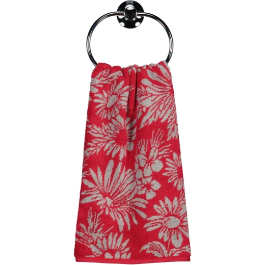 Cawo Two-Tone Bath Towel, Red Color, 80*150 Cm Cawo Two-Tone Bath Towel, Red Color, 80*150 Cm