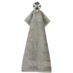 Cawo Noblesse Uni Guest Towel, Dark Grey Color, 30*50 Cm - Cawo