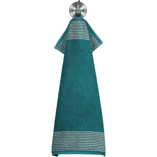 Cawo Two-Tone Guest Towel, Green Color, 30*50 Cm - Cawo - Image 3