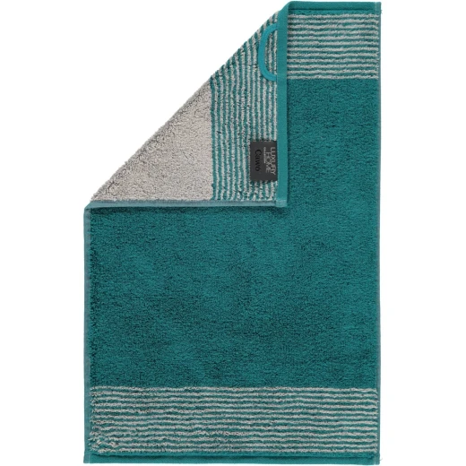Cawo Two-Tone Guest Towel, Green Color, 30*50 Cm - Cawo - Image 2