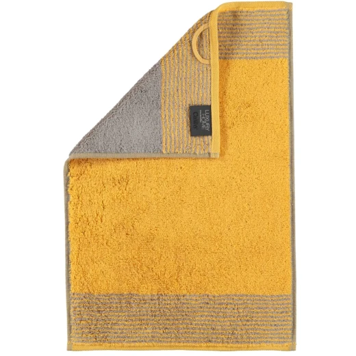 Cawo Two-Tone Guest Towel, Yellow Color, 30*50 Cm - Cawo - Image 4
