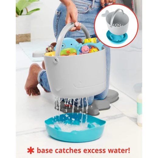 Skip Hop Moby Stowaway Bath Toy Bucket - Skip Hop - Image 4