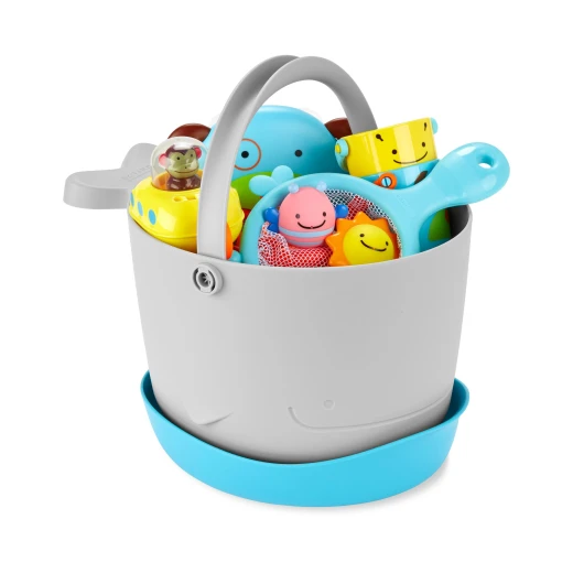 Skip Hop Moby Stowaway Bath Toy Bucket - Skip Hop - Image 3