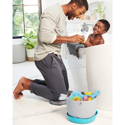 Skip Hop Moby Stowaway Bath Toy Bucket - Skip Hop - Image 2