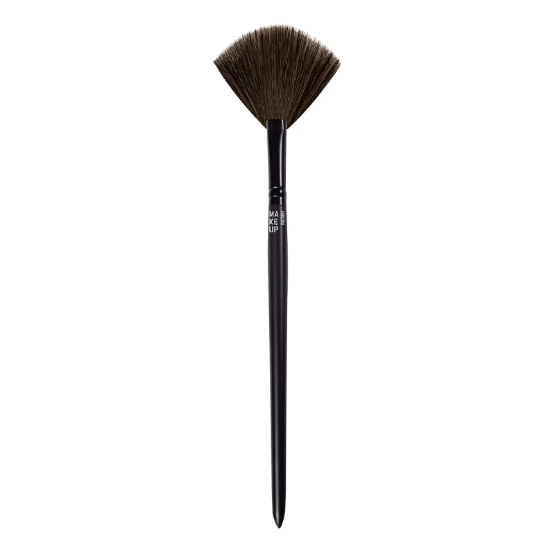 Makeup Factory Fan Highlighter Brush Natural Glow Professional Makeup Tool for Flawless Finish - Makeup Factory