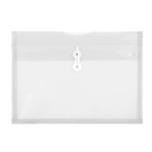 Bazic Document Holder, Letter Size String Envelope w/ PDQ, Transparent Bazic Document Holder, Letter Size String Envelope w/ PDQ, Transparent
