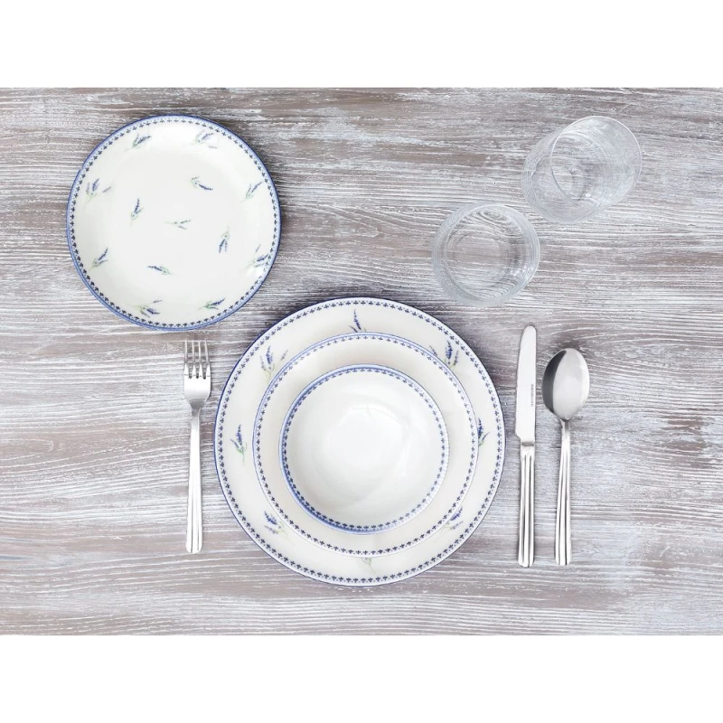 Madame Coco Lavande Dinner Set, 24 Pieces - Madame COCO