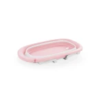 Dolu Travel Fold Flat Infant Baby Bathtub - White & Pink - Dolu