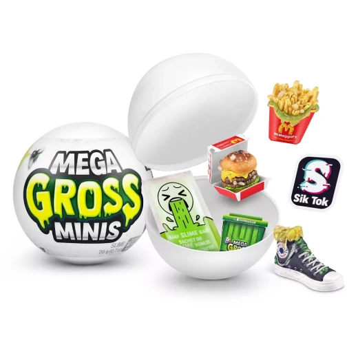 Toy Mini  5 Surprise Mega Gross Minis Slime Capsule - Zuru - Image 2