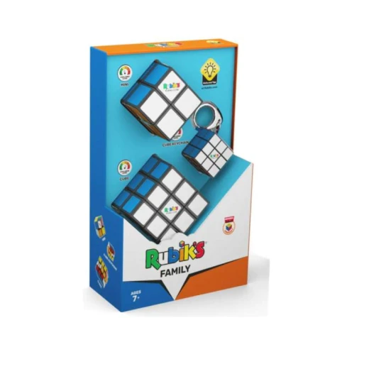 Rubik's Keychain, Family Pack 3 Pieces , Size 3x3, 2x2, 3x3 Rubik's Keychain, Family Pack 3 Pieces , Size 3x3, 2x2, 3x3