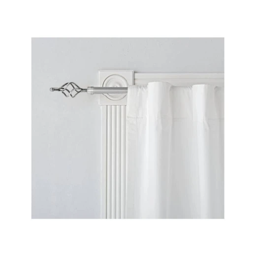 ARMN Metropolitan Curtain Rod, Silver Color ARMN Metropolitan Curtain Rod, Silver Color