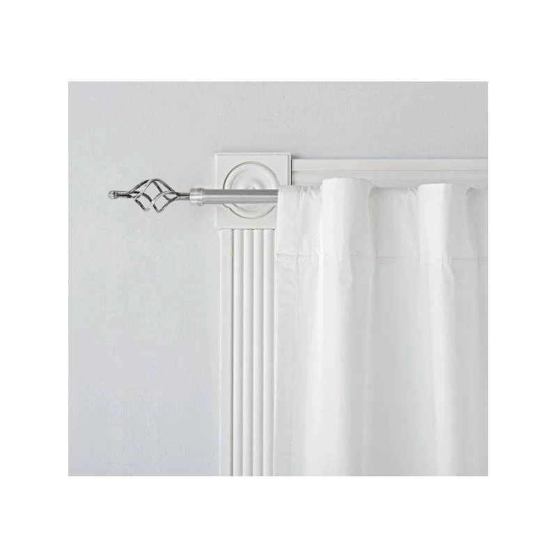 ARMN Metropolitan Curtain Rod, Silver Color - Armn