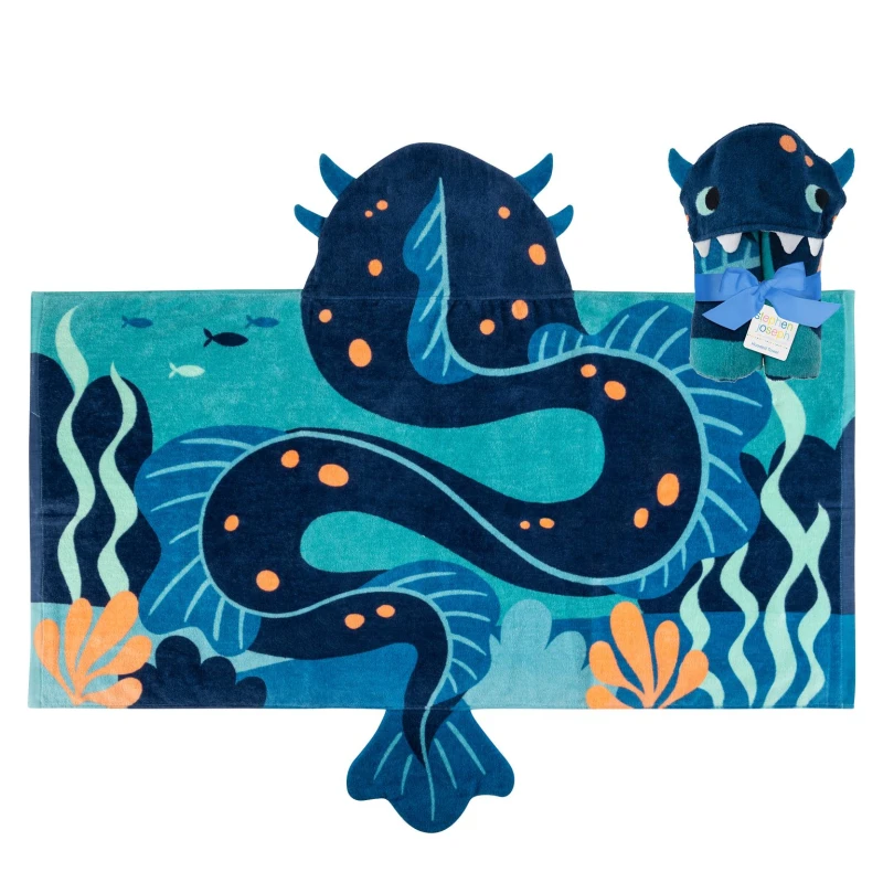 Stephen Joseph Hooded Towel Sea Monster (S23) - Stephen Joseph