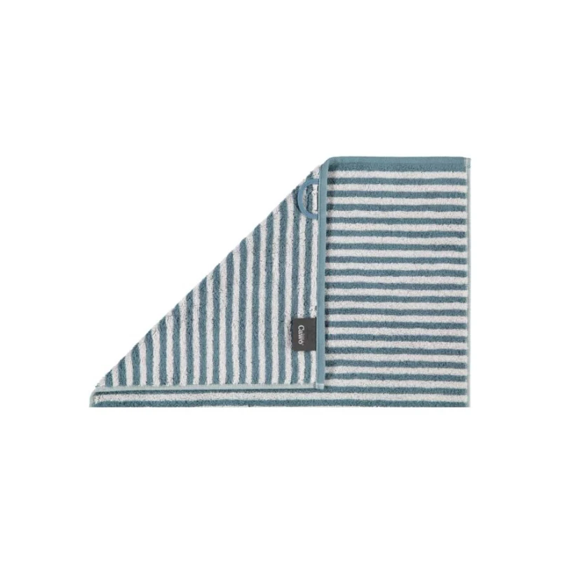 Cawo Two-Tone Washcloth, Petrol Color, 30x30 Cm - Cawo