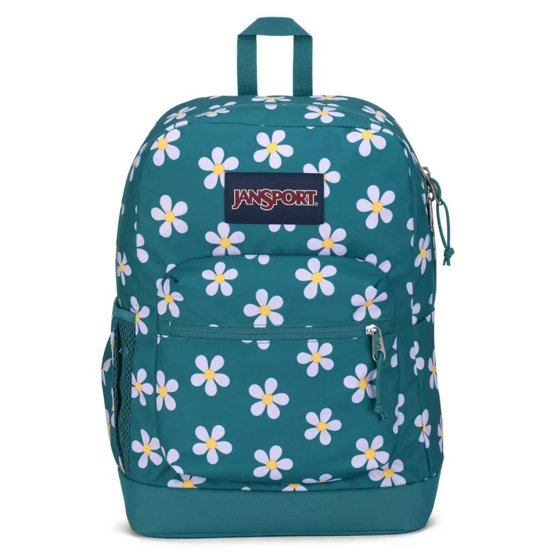 JanSport Cross Town Plus Backpack, Green & Purple Color 17" - JanSport